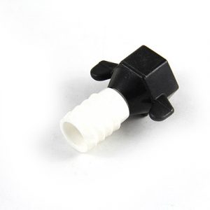 Straight Hose Barb Swivel Wingnut 1/2" FPT x 3/4" HB