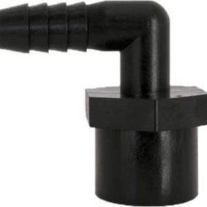 Elbow Hose Barb Polypropylene 3/8" FPT x 3/8" HB