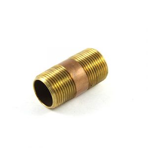 Long Nipple Lead Free 3/8" MPT x 4" Length